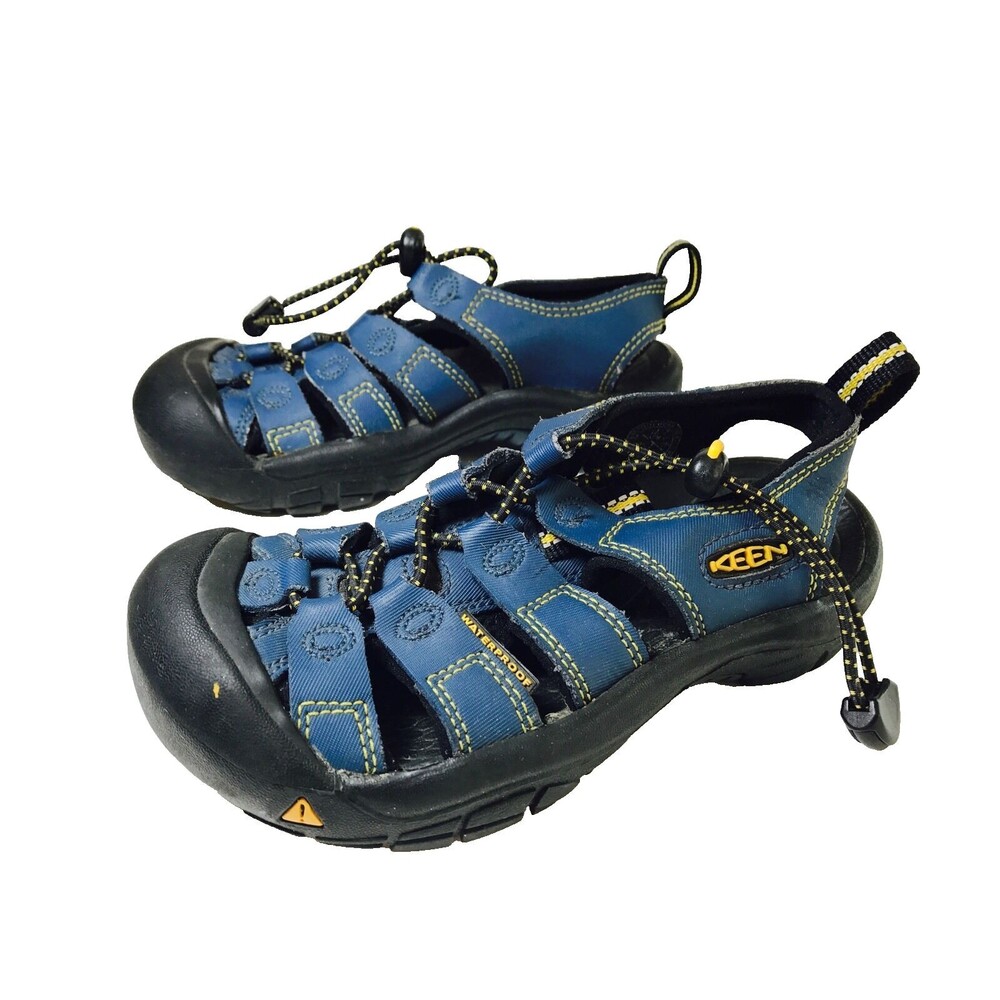 KEEN Newport H2 Kids Boys Sport Waterproof Sandals Shoes Size 12 Blue Closed Toe